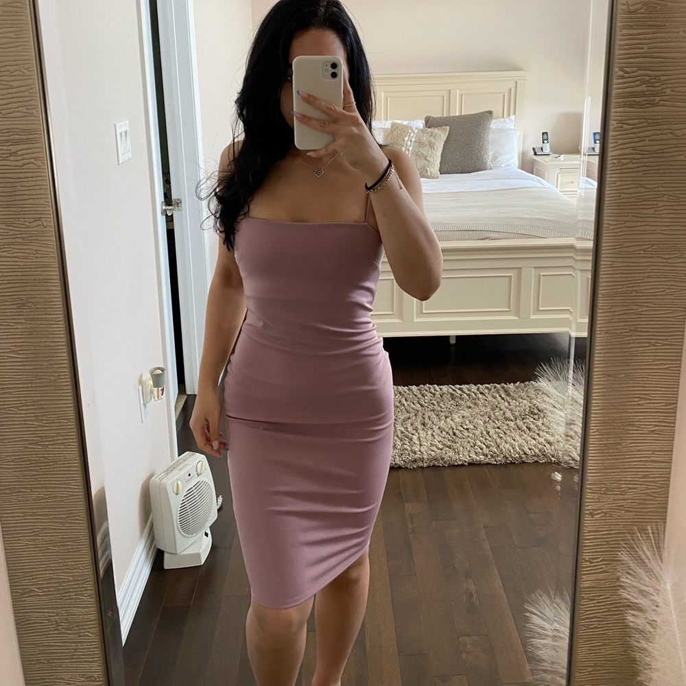Pink Midi Dress